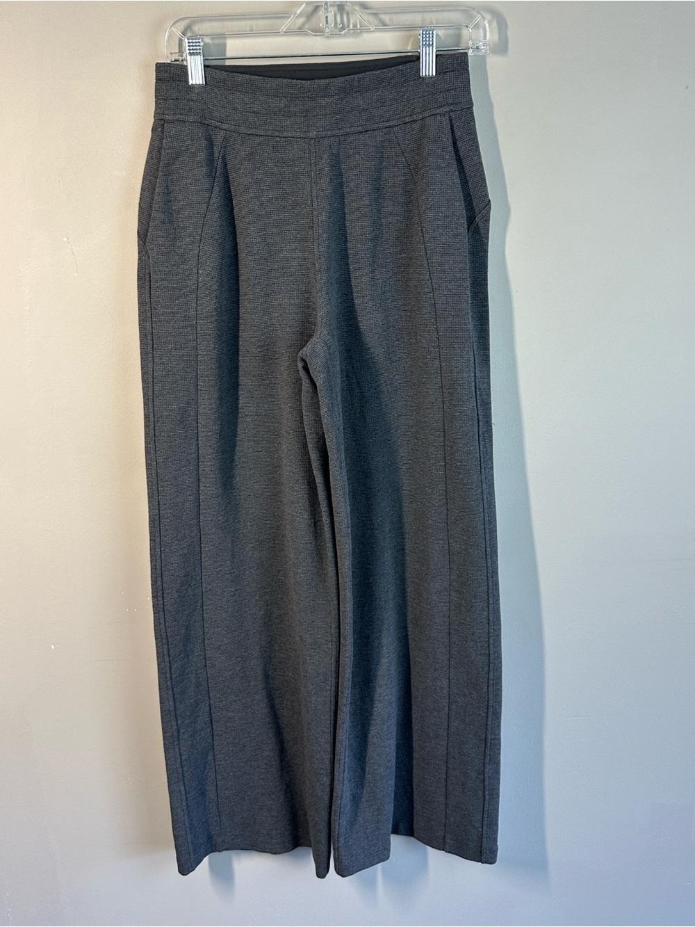 Lululemon Scuba Mid-Rise Wide Leg Waffle Pants Size S